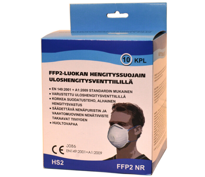 HS 2 hengityssuojain FFP2 venttiilillä image